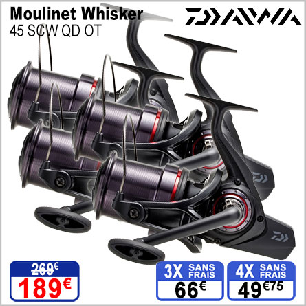 Moulinet Daiwa Whisker 45 SCW QD OT