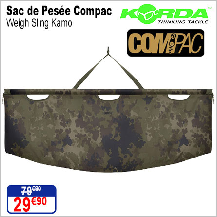 Sac de Pesée Korda Compac Weigh Sling Kamo
