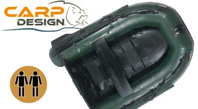 Bateau Pneumatique Carp Design Estart EV 200 Army Green Plancher Lattes