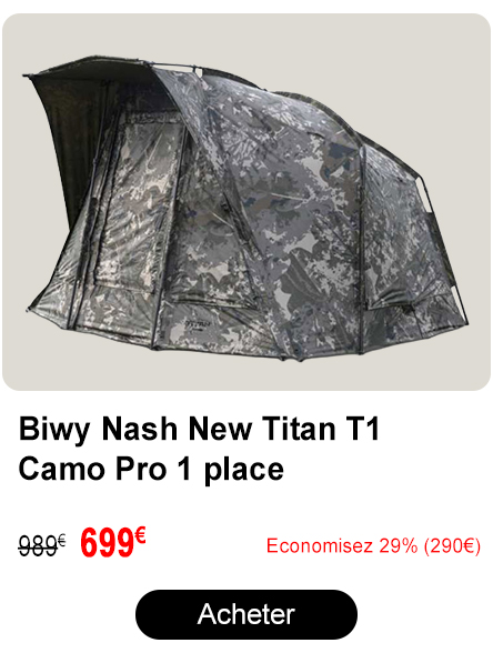 Biwy Nash New Titan T1 Camo Pro 1 place