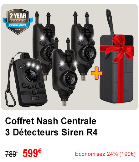 Coffret Nash Centrale 3 Détecteurs Siren R4