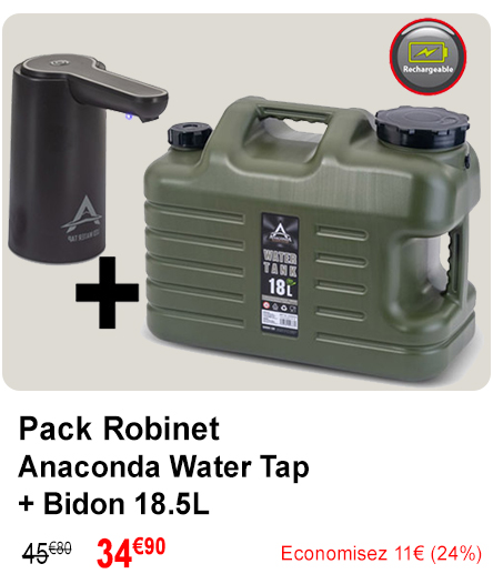 Pack Robinet Anaconda Water Tap + Bidon 18.5L