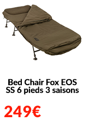 Bed Chair Fox EOS Sleep System 6 pieds 3 saisons