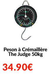 Peson à crémaillère The Judge 50kg