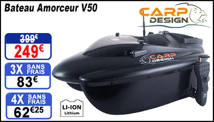 Bateau Amorceur Carp Design V50