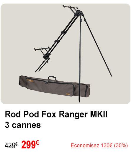 Rod Pod Fox Ranger MKII 3 cannes