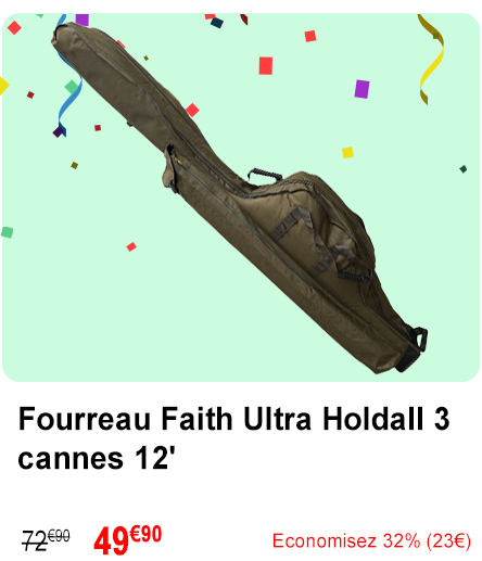 Fourreau Faith Ultra Holdall 3 cannes 12'