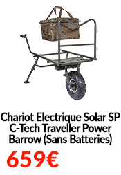 Chariot Electrique Solar SP C-Tech Traveller Power Barrow (Sans Batteries)